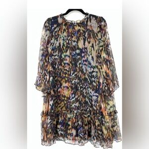 JOHNNY WAS JADE Elaine Silk Chiffon
Mini Dress Size S